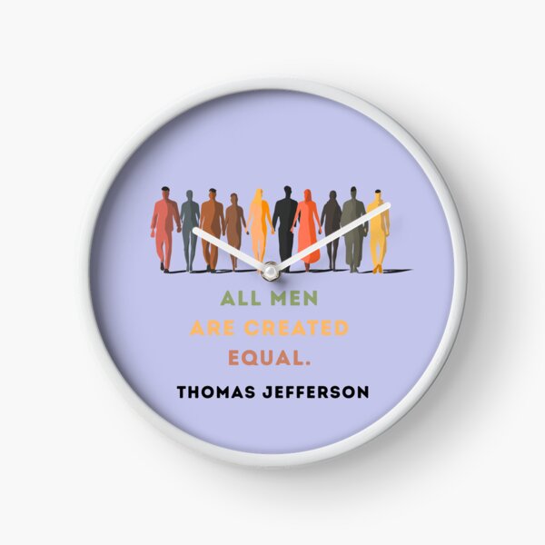 Item preview, All Men Are Created Equal – Thomas Jefferson Equality Quote designed and sold by OskArt design.