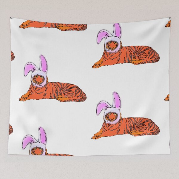 Item preview, AuburnWearing Bunny Hat -animalzinhats designed and sold by Ashley’sAnimalz.