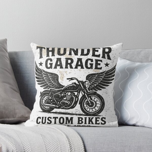 Item preview, Thunder Garage – Vintage Custom Bike Design designed and sold by CreativeGorillas.