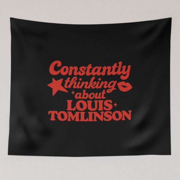 Item preview, Constantly Thinking About Louis Tomlinson – Fan Art Aesthetic designed and sold by So Golden Shop.