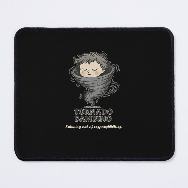 Item preview, Funny Tornado Bambino Cartoon – Whirlwind Cute Chaos Character Design designed and sold by VisionTear.