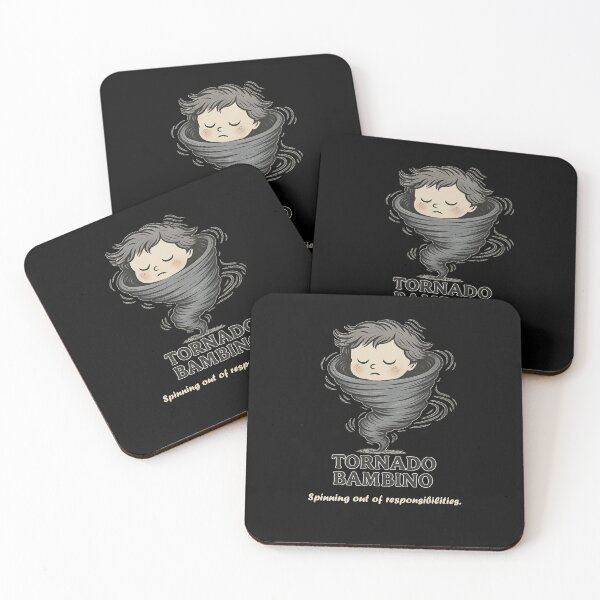 Item preview, Funny Tornado Bambino Cartoon – Whirlwind Cute Chaos Character Design designed and sold by VisionTear.