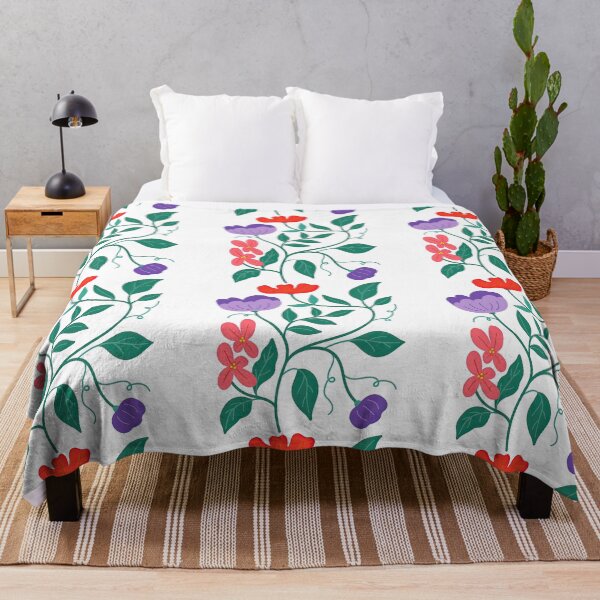Item preview, Whimsical Garden Flower and Leaf Cluster Design designed and sold by ArtfulWeave.