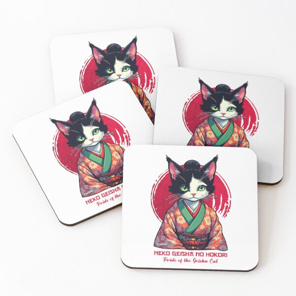 Item preview, Pride of the Geisha Cat designed and sold by FiesterArt.