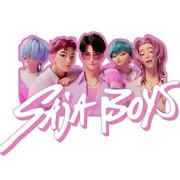 Artwork thumbnail, Saja Boys sticker design with logo by FineArrayDesign