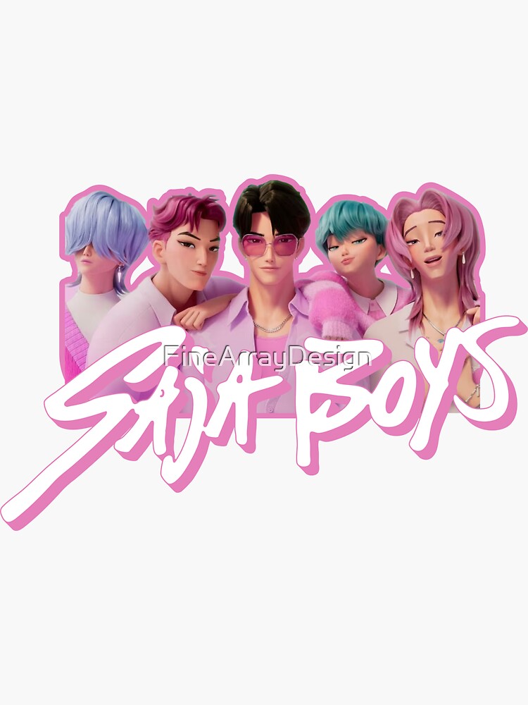 Thumbnail 3 of 3, Sticker, Saja Boys sticker design with logo designed and sold by FineArrayDesign.