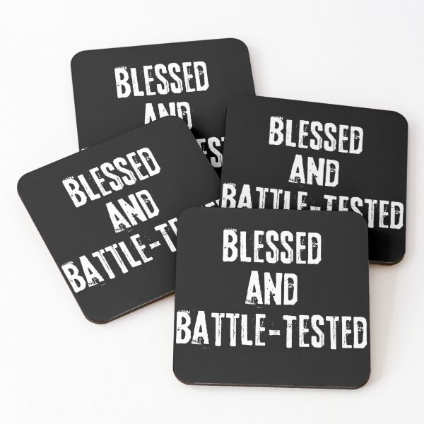 Item preview, Blessed and Battle-Tested designed and sold by theartfulaspie.