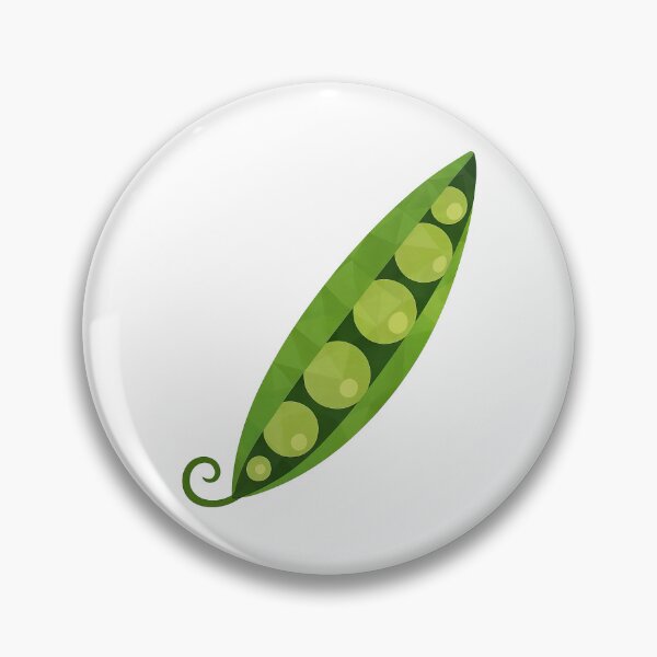 Item preview, Green Pea Pod with Stylized Geometry Art designed and sold by ArtfulWeave.