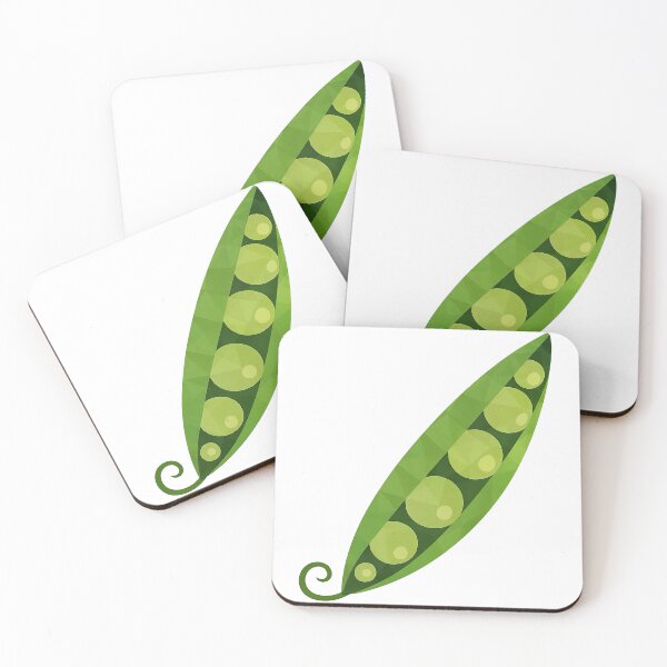 Item preview, Green Pea Pod with Stylized Geometry Art designed and sold by ArtfulWeave.