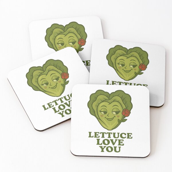 Item preview, Lettuce Love You – Cute Romantic Salad Design designed and sold by Nuvijo.