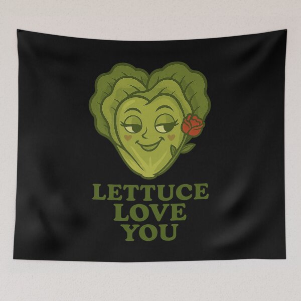 Item preview, Lettuce Love You – Cute Romantic Salad Design designed and sold by Nuvijo.