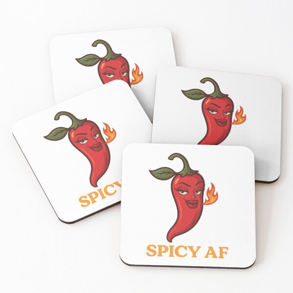 Item preview, Spicy AF – Bold & Flirty Chili Pepper designed and sold by Nuvijo.