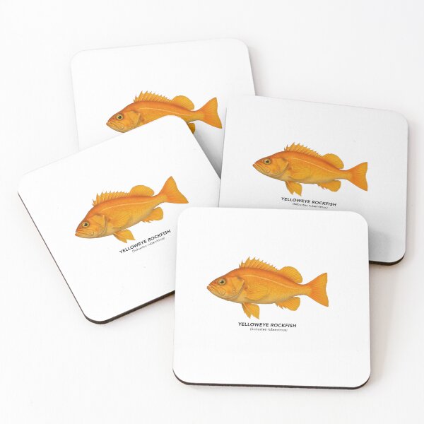 Item preview, Yelloweye Rockfish – Marine Animals of California designed and sold by CaliforniaVibe.