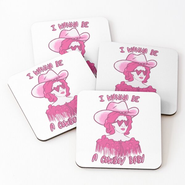 Item preview, CMAT I Wanna Be A Cowboy Baby - pink designed and sold by incloudines.