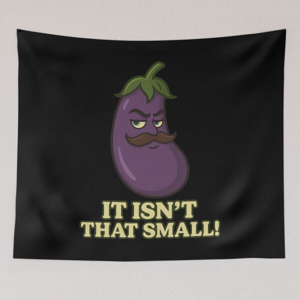 Item preview, It Isn’t That Small – Bold Eggplant Statement designed and sold by Nuvijo.