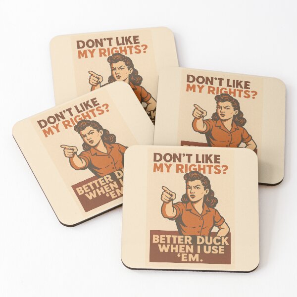 Item preview, Don’t like my rights? Better duck when I use ’em. designed and sold by WheelieGdArt.