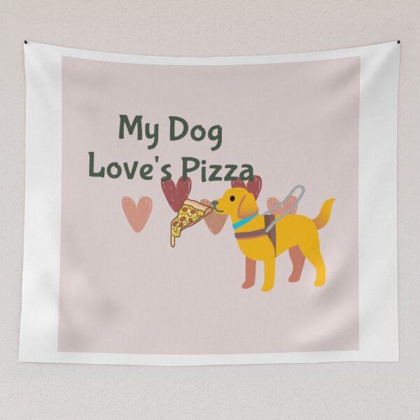 Item preview, My dog loves pizza designed and sold by AWADHESH  CHAURASIA.