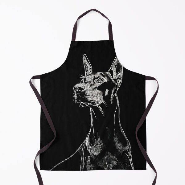 Item preview, Doberman Pinscher Black and White designed and sold by PetsArt.