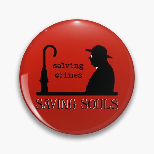 Item preview, Solving Crimes…Saving Souls (on Red) designed and sold by PawsitiveMum3.