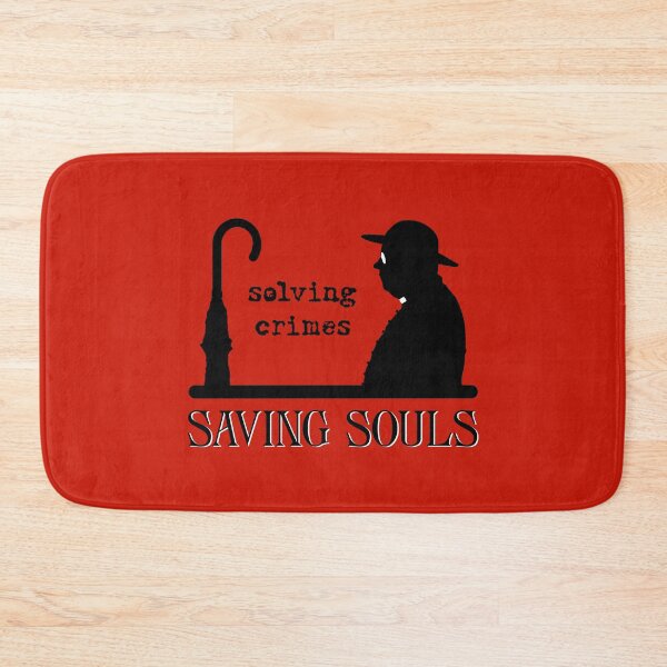 Item preview, Solving Crimes…Saving Souls (on Red) designed and sold by PawsitiveMum3.