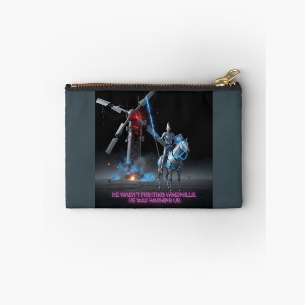 Item preview, "Cyber Don Quixote – The Warning" designed and sold by RitualRebel.