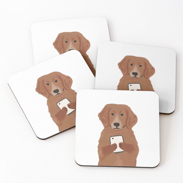 Item preview, Golden Retriever Texts Back (Eventually)  designed and sold by Hey Potato.