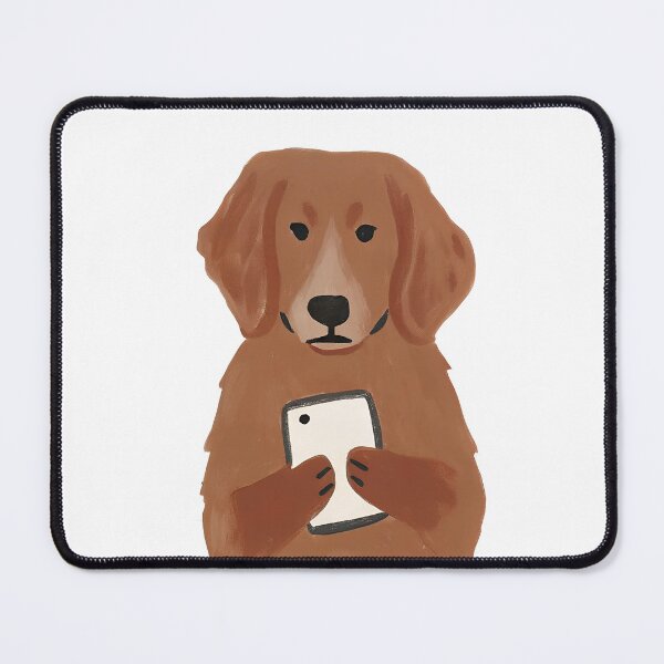 Item preview, Golden Retriever Texts Back (Eventually) designed and sold by Hey Potato.