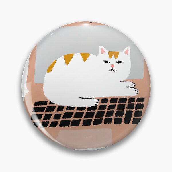 Item preview, Unbothered Office Cat – Work From Home Sabotage designed and sold by Hey Potato.