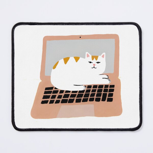 Item preview, Unbothered Office Cat – Work From Home Sabotage designed and sold by Hey Potato.