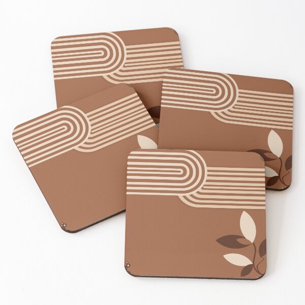 Item preview, Warm Earthy Clay Minimalist Geometric Art designed and sold by zephstudoartist.