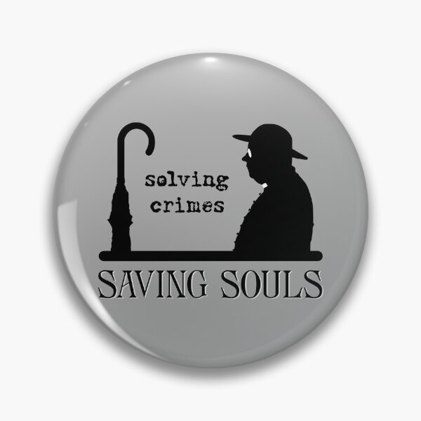 Item preview, Solving Crimes…Saving Souls (on Grey) designed and sold by PawsitiveMum3.