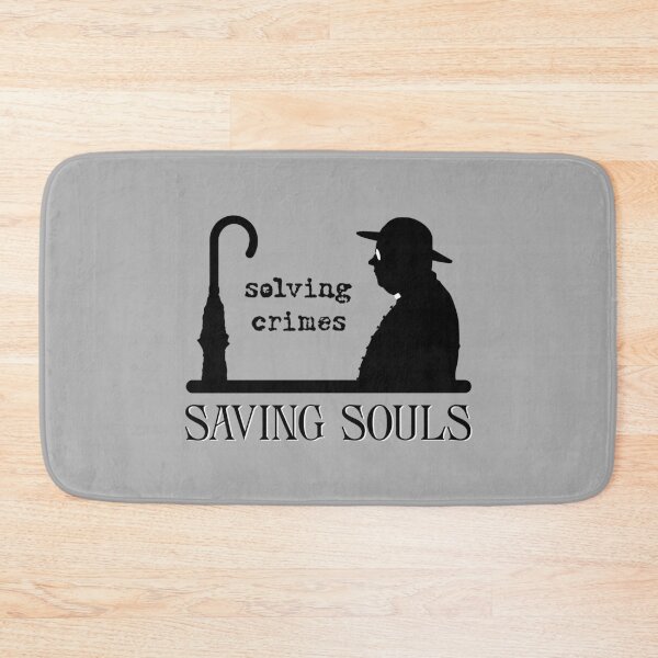Item preview, Solving Crimes…Saving Souls (on Grey) designed and sold by PawsitiveMum3.