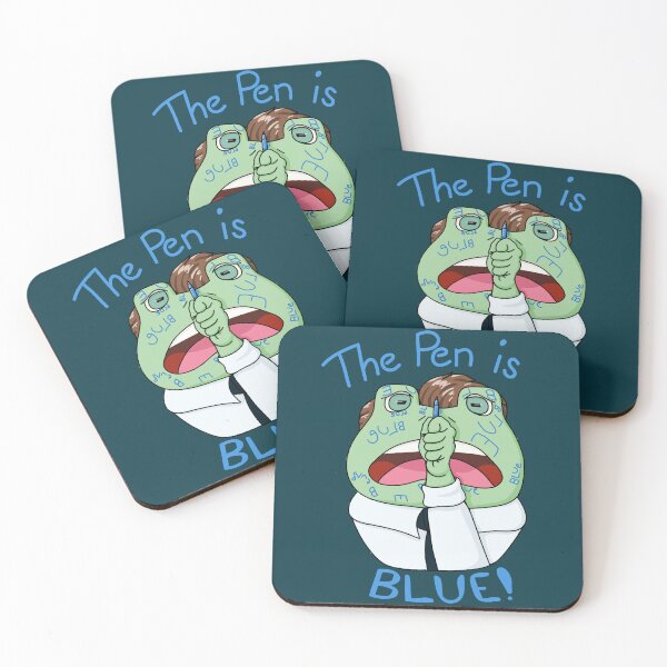 Item preview, El bolígrafo es AZUL designed and sold by CheshireArt96.