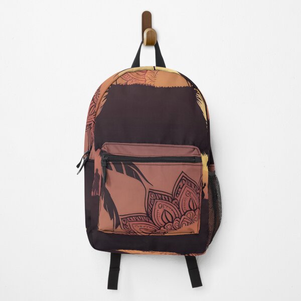 Item preview, Tribal Village Silhouette with Mandala Sunset designed and sold by Haus Of K.