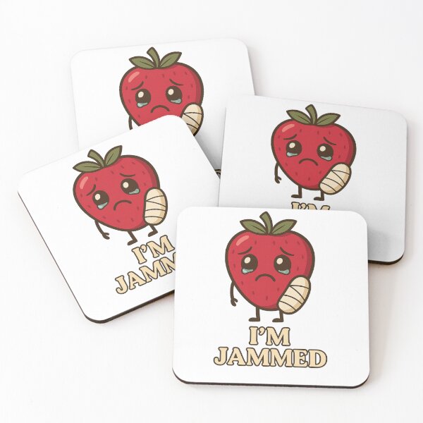 Item preview, I’m Jammed – Funny Strawberry with Cast designed and sold by Nuvijo.