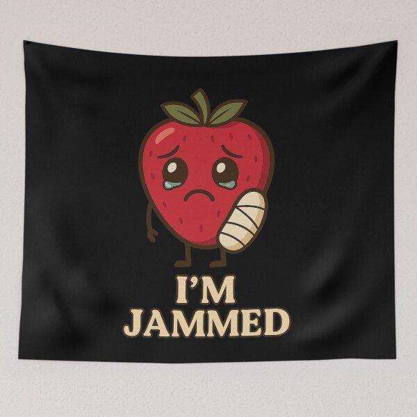 Item preview, I’m Jammed – Funny Strawberry with Cast designed and sold by Nuvijo.