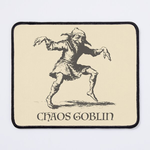 Item preview, Chaos Goblin - Vintage Fantasy Goblincore Design for Goblin Lovers designed and sold by sunburstrpg.