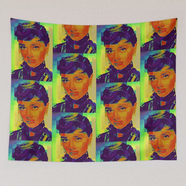 Item preview, Pop Art of a young Audrey Hepburn designed and sold by stevepaint.