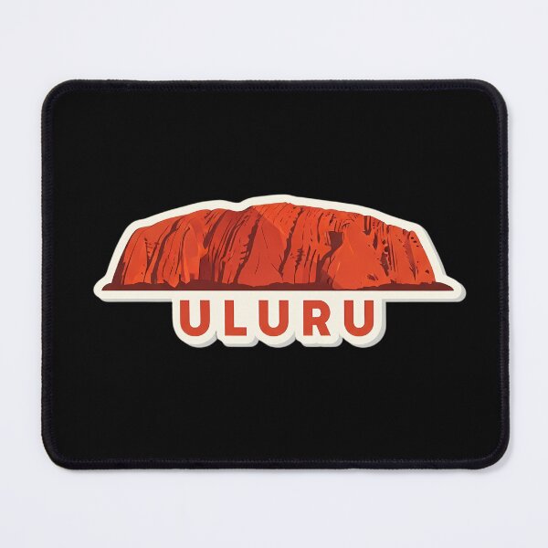 Item preview, Uluru: A Minimalist Vector of Ayers Rock designed and sold by Digital Dreams Arts.