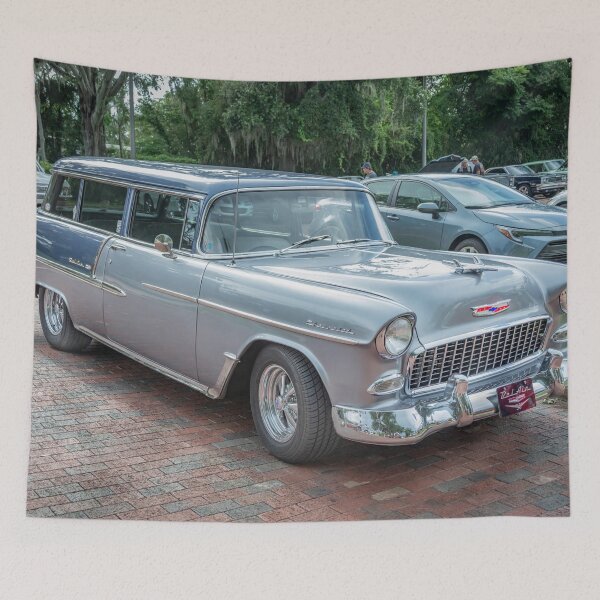 Item preview, 1955 Gray Chevrolet Bel Air Station Wagon X200 designed and sold by RichFrancoCars.