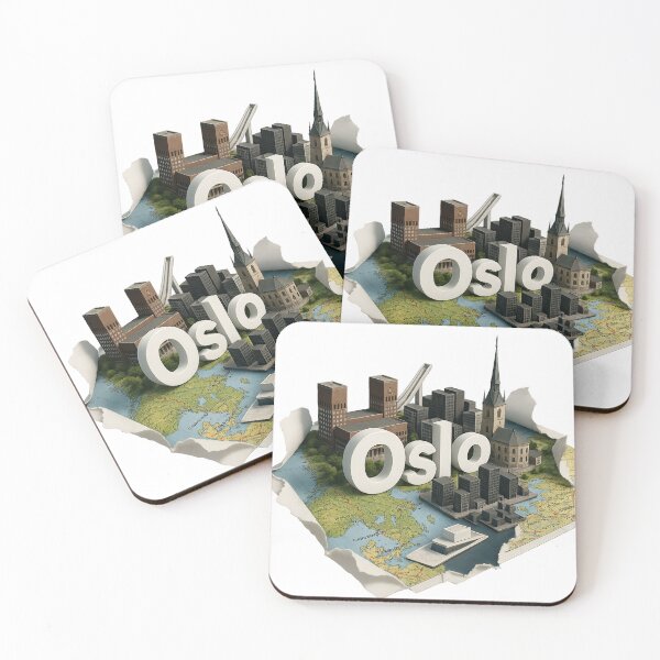 Item preview, Oslo on map designed and sold by Kogart.