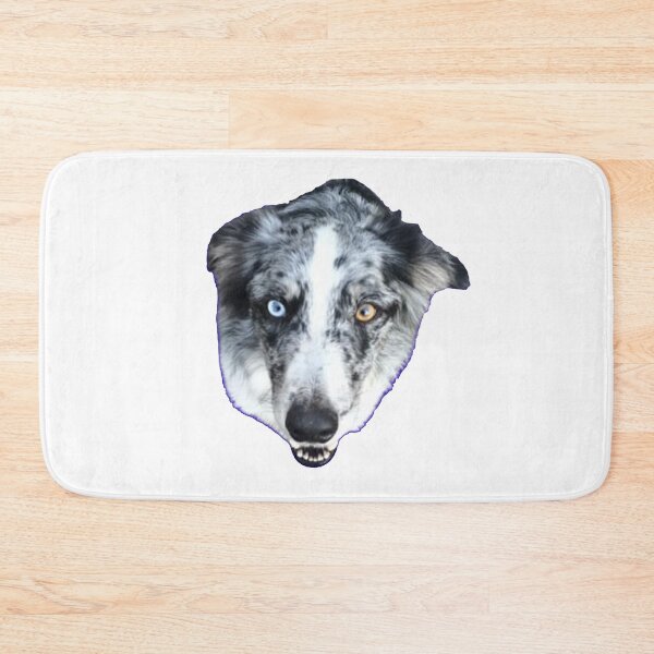 Item preview, Blue Merle Border Collie. Smiling Dog designed and sold by Ferndragons.
