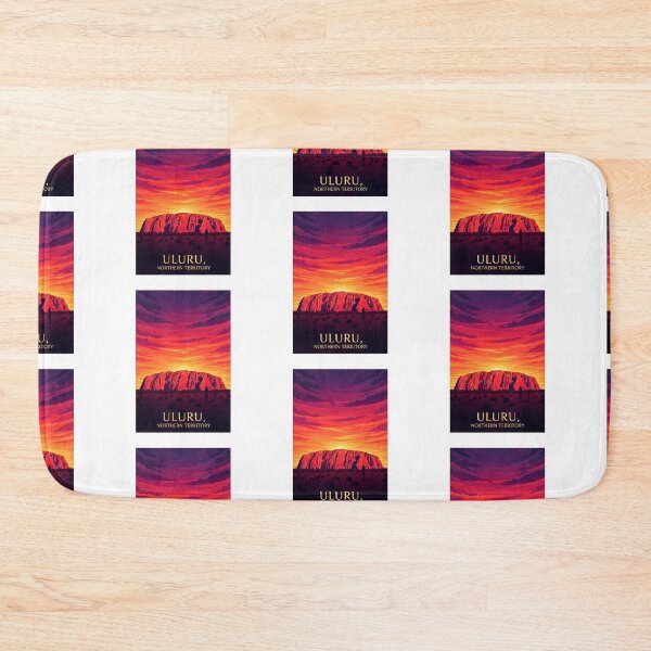 Item preview, Uluru Sunset: A Fiery Uluru at Twilight designed and sold by Digital Dreams Arts.
