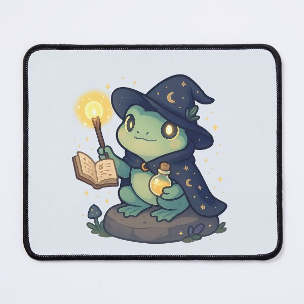 Item preview, Magic Frog Wizard – Kawaii Night Cloak Spellcaster designed and sold by LuKreate.