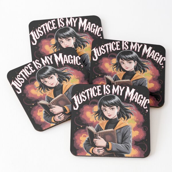 Item preview, Justice is my magic fantasy young girl witch designed and sold by jbfart.