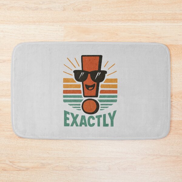 Item preview, Exactly - Humorous Cool Exclamation Mark Retro Funny Quote  |  Sarcastic Humor  designed and sold by Cree8if.