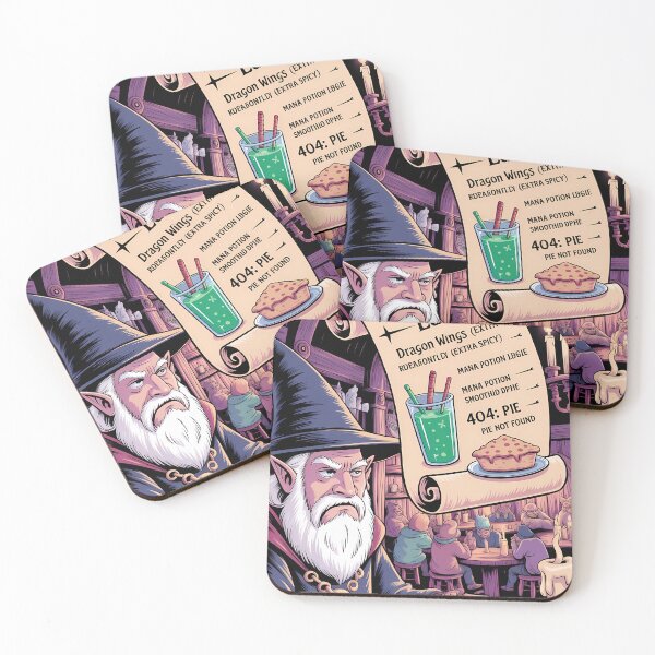 Item preview, SPELLBOUND EATS - Wizard Food Delivery Art for D&D Players & Fantasy Foodies, Humorous Kitchen Decor designed and sold by Rilindi.