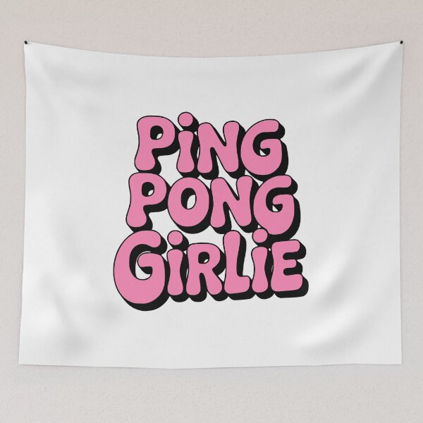 Item preview, Ping Pong Girlie! Pink Girl designed and sold by PMCreative.