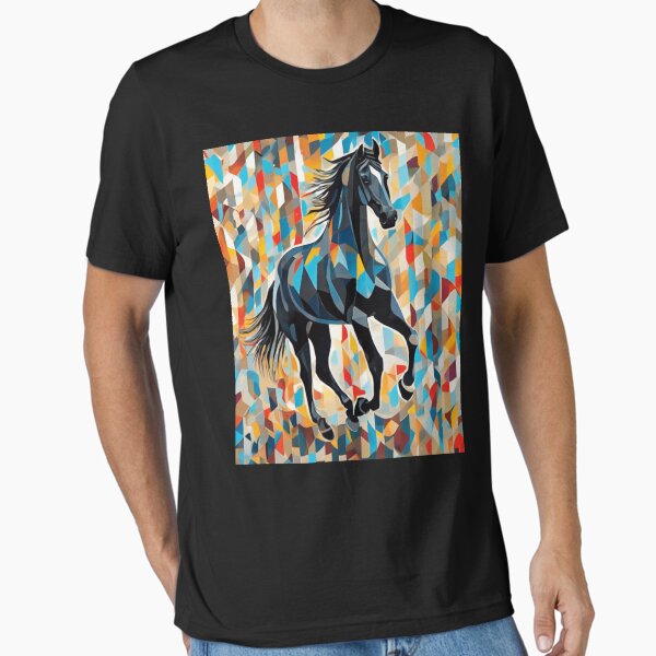 Item preview, A horse in rain in the style of Dadaism T-shirt designed and sold by Sandragor1.