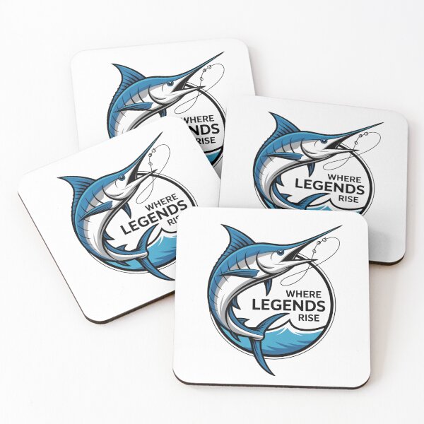 Item preview, Legendary Marlin – Where Legends Rise designed and sold by FusiTink.